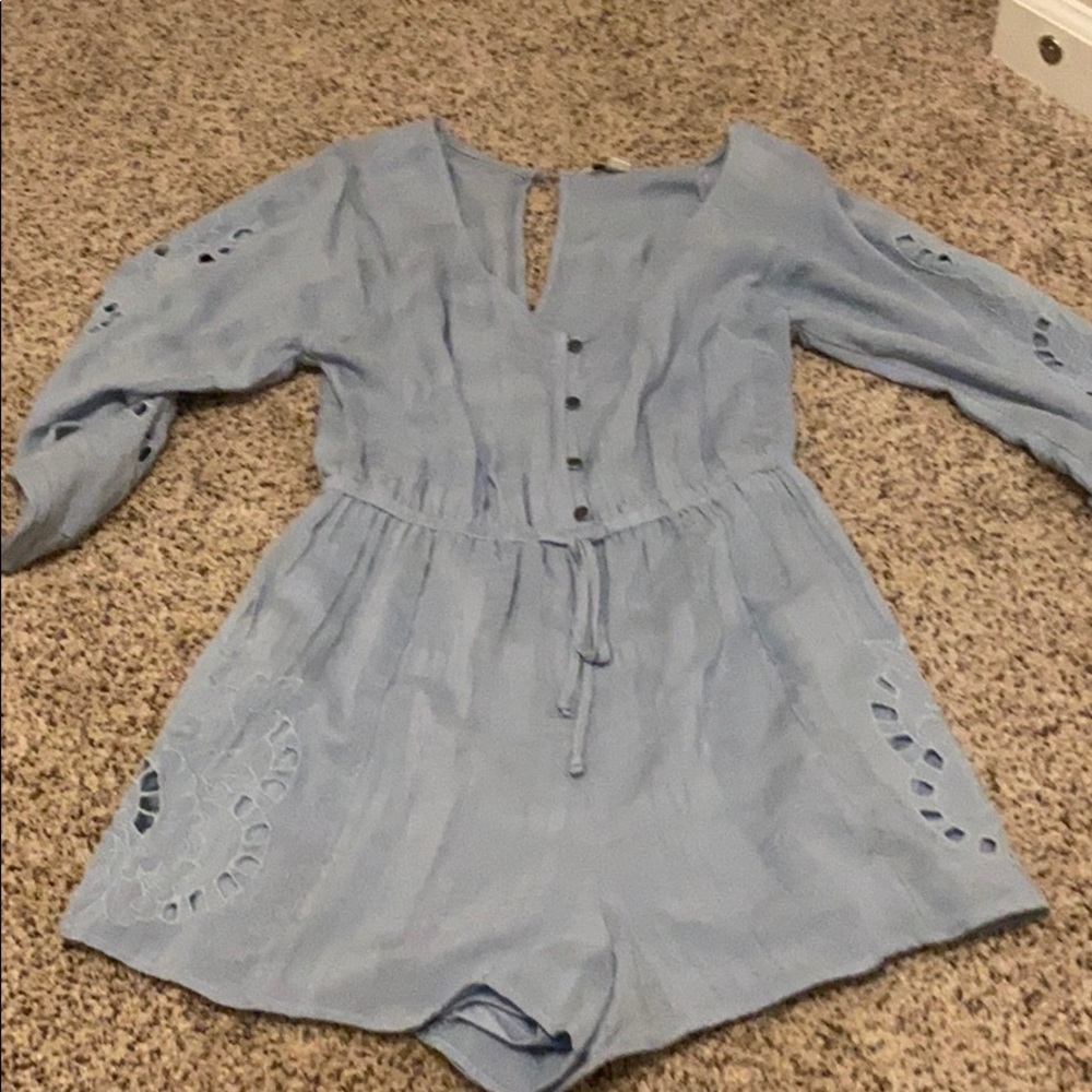 American Eagle long sleeve romper